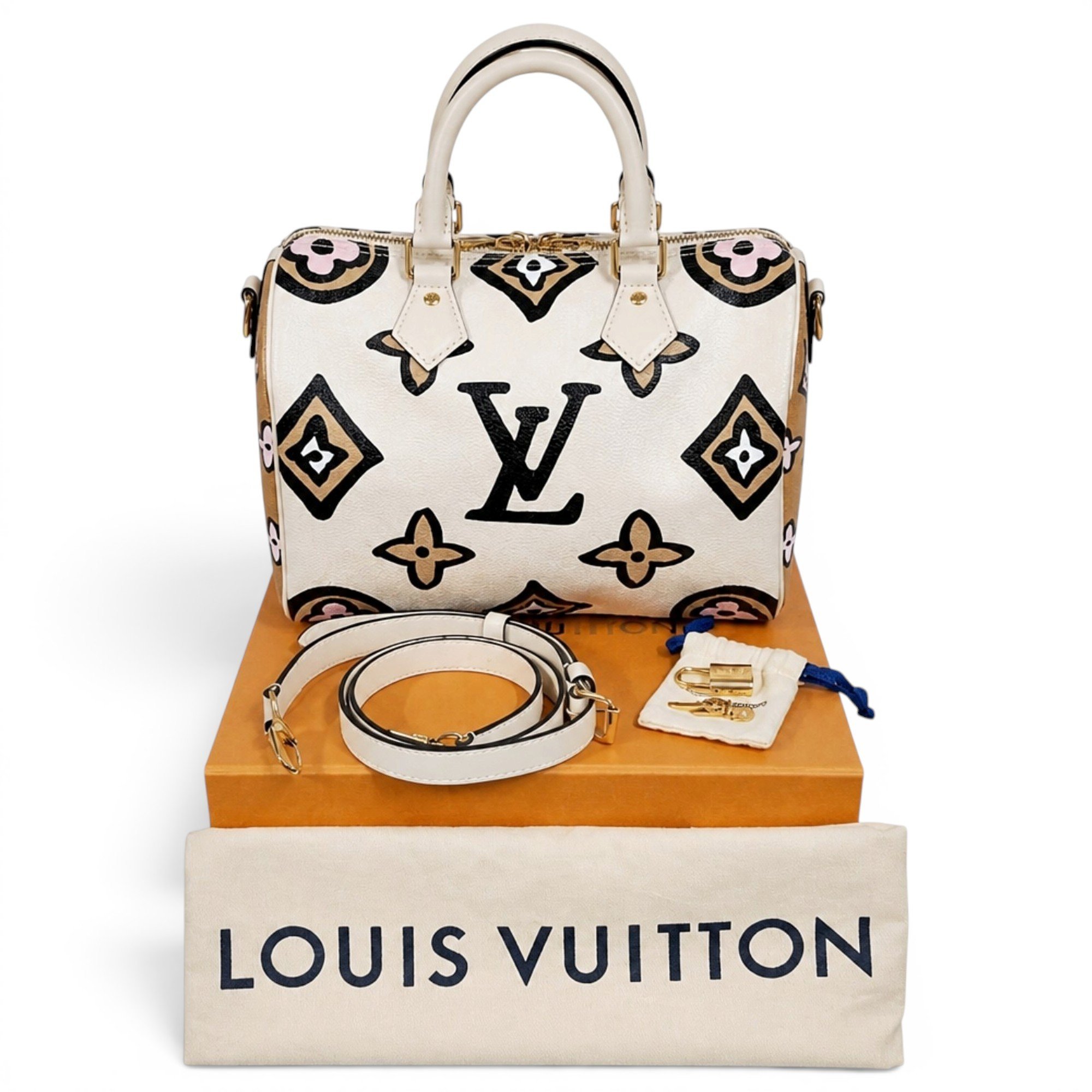 Speedy Bandoulière leather bag