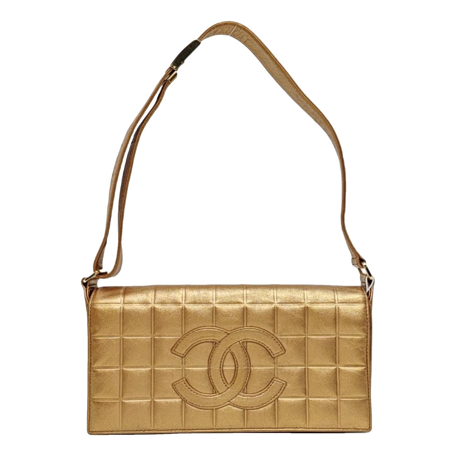 East West Chocolate Bar leather handbag