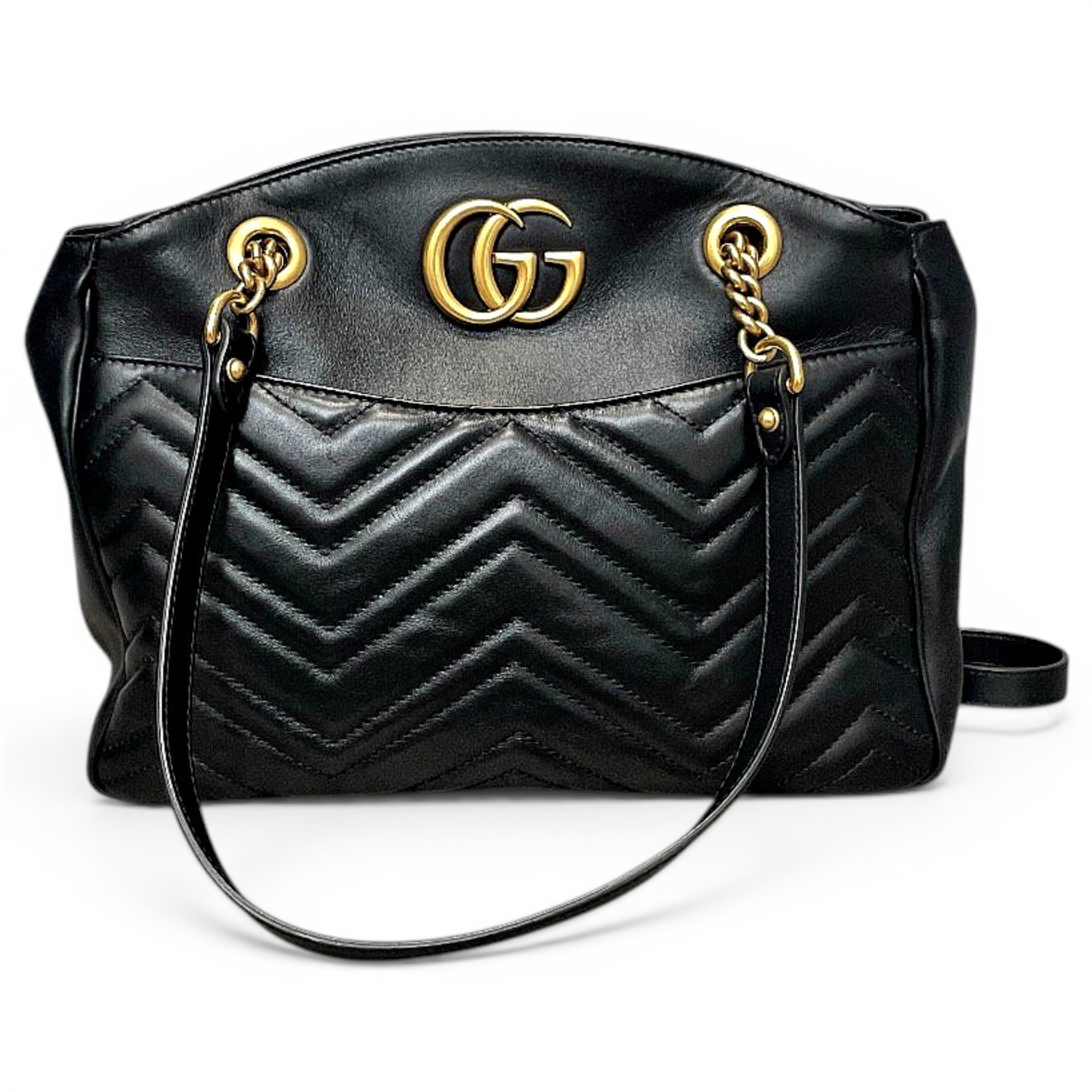 GG Marmont Chain Matelasse leather handbag