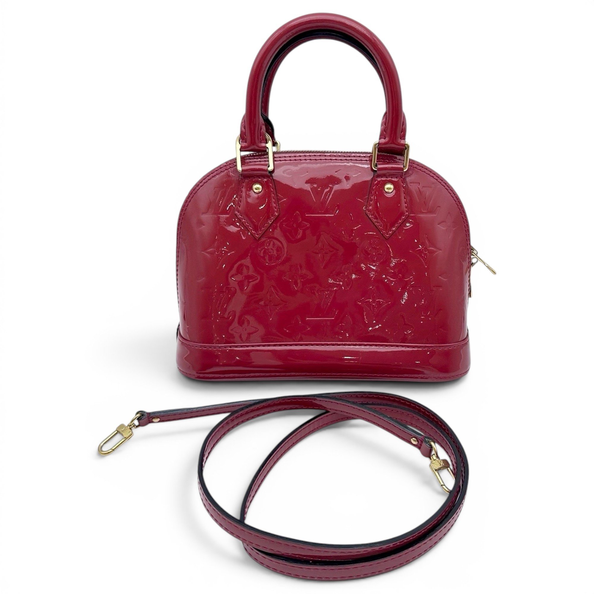 Alma BB patent leather handbag
