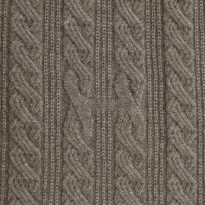 Tourbe Cashmere "Torsades Et H Fantome" Crewneck Sweater