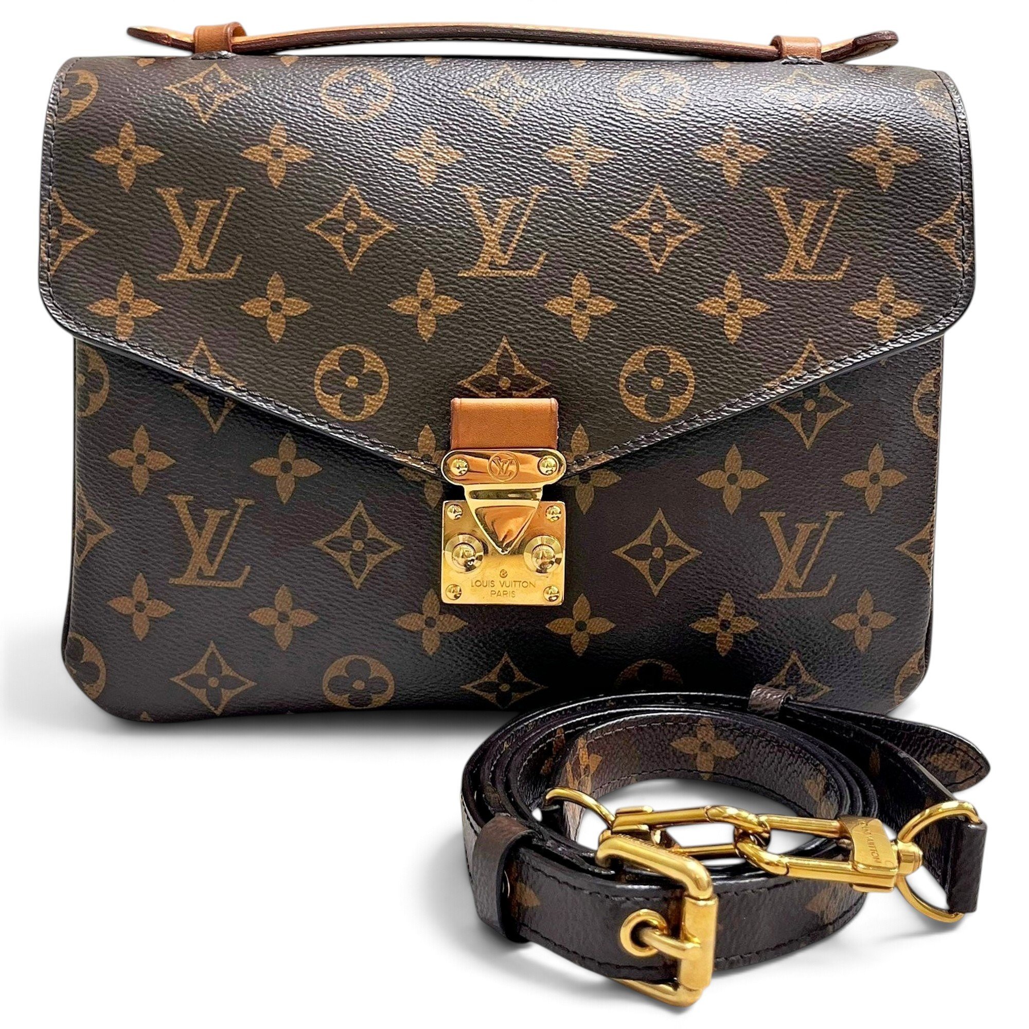 Metis leather handbag