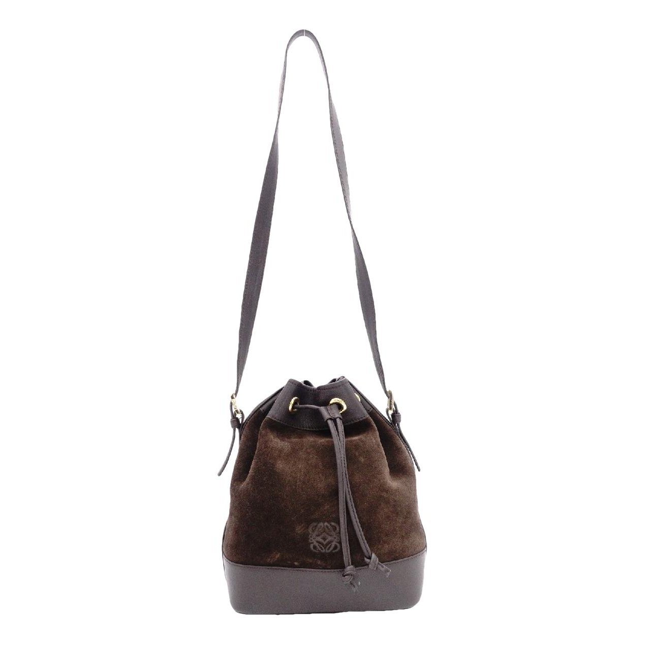 Anagram leather handbag