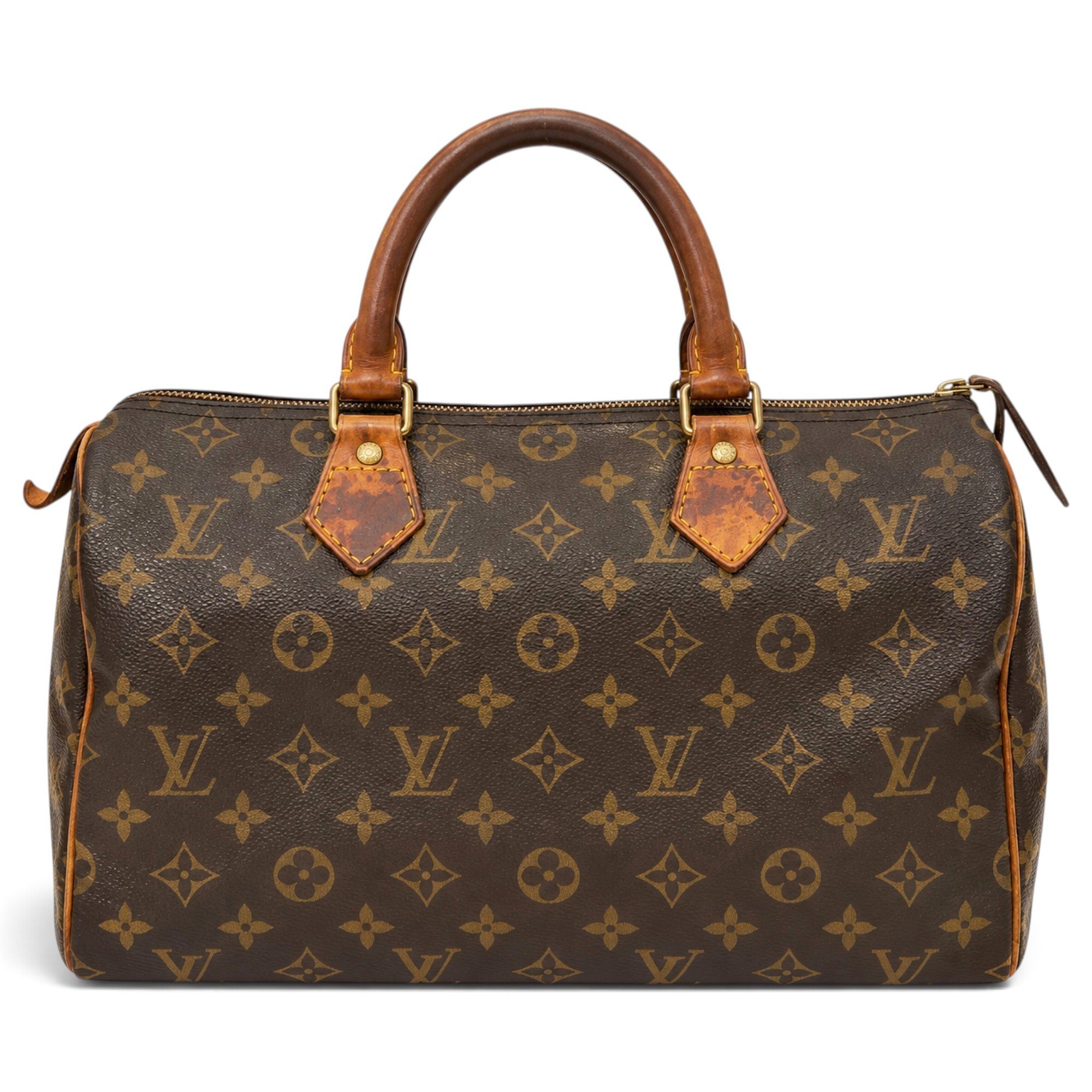 Speedy leather handbag