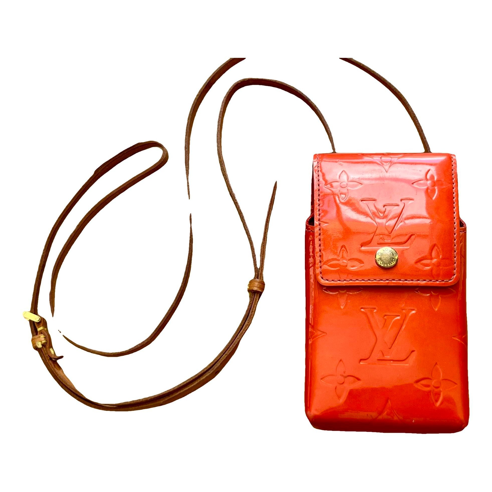 Patent leather clutch bag