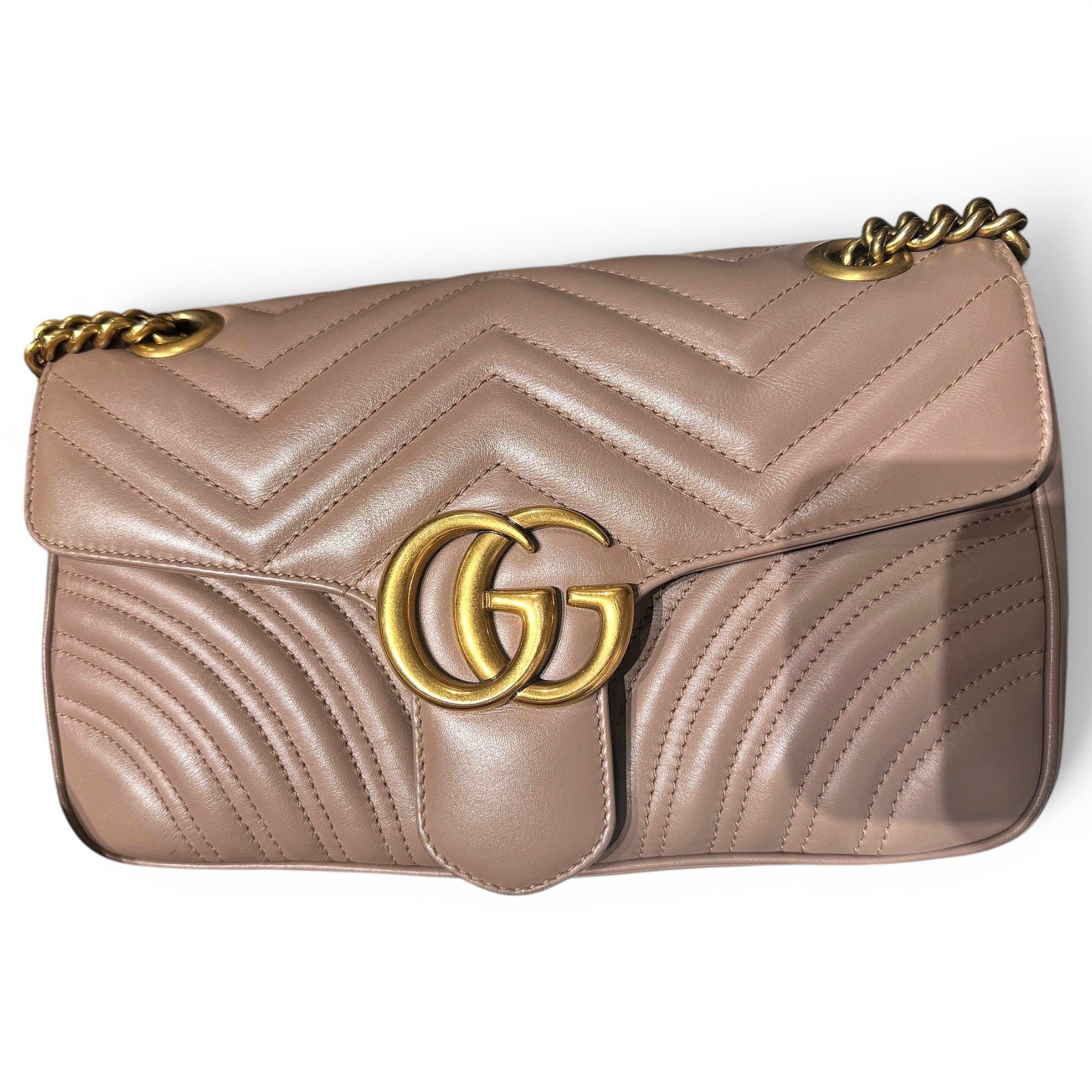 GG Marmont Flap leather crossbody bag