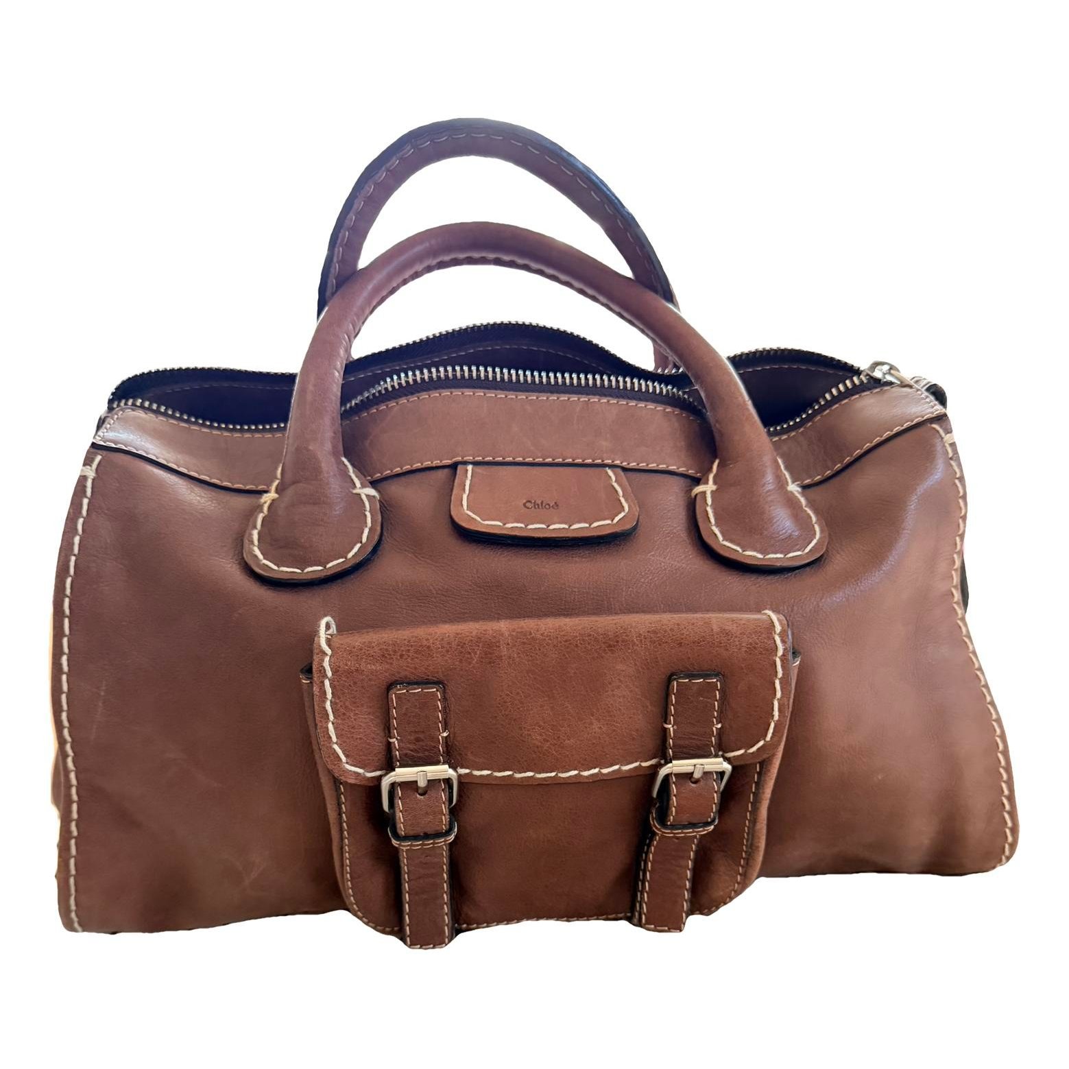 Edith leather satchel