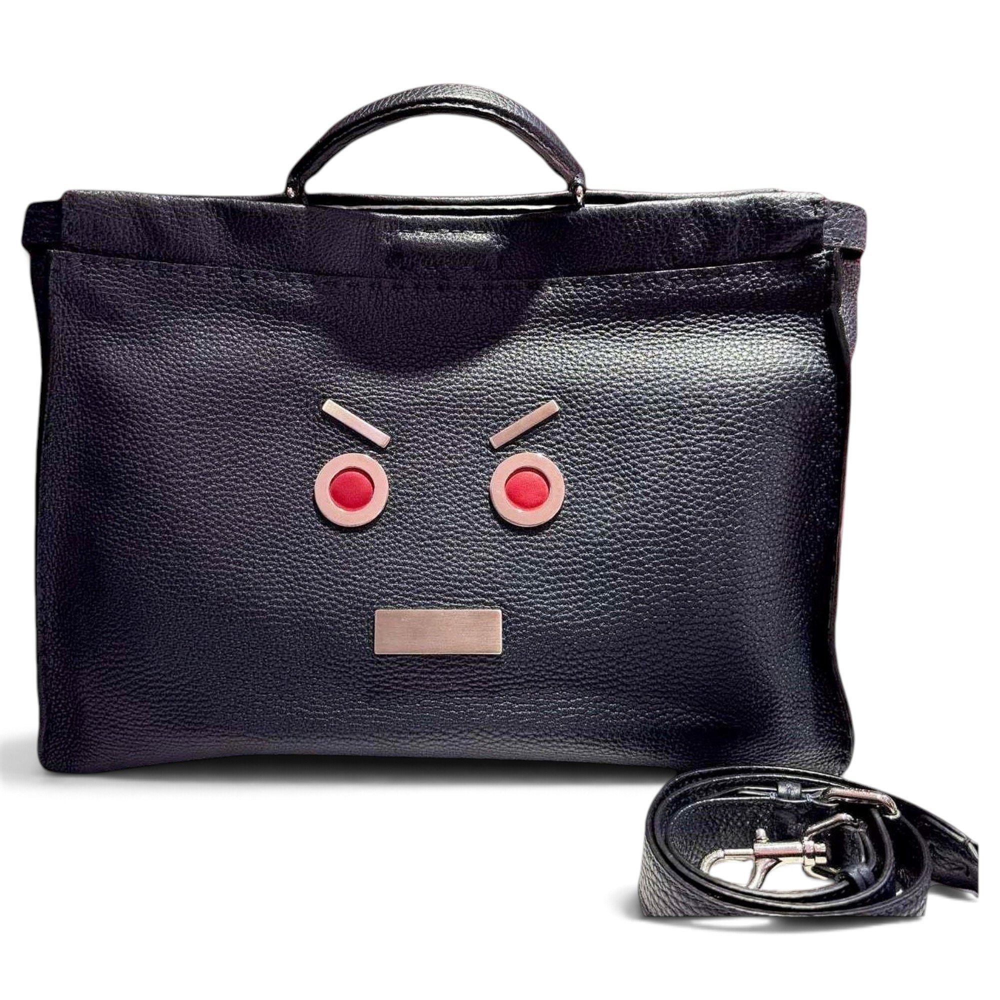 Peekaboo leather handbag