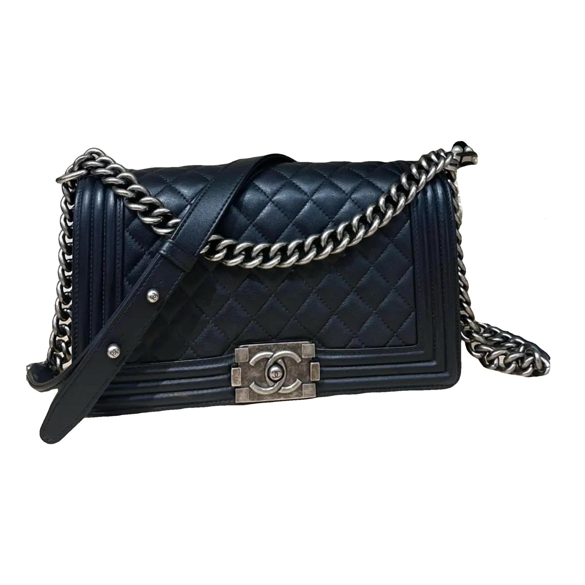 Boy leather crossbody bag