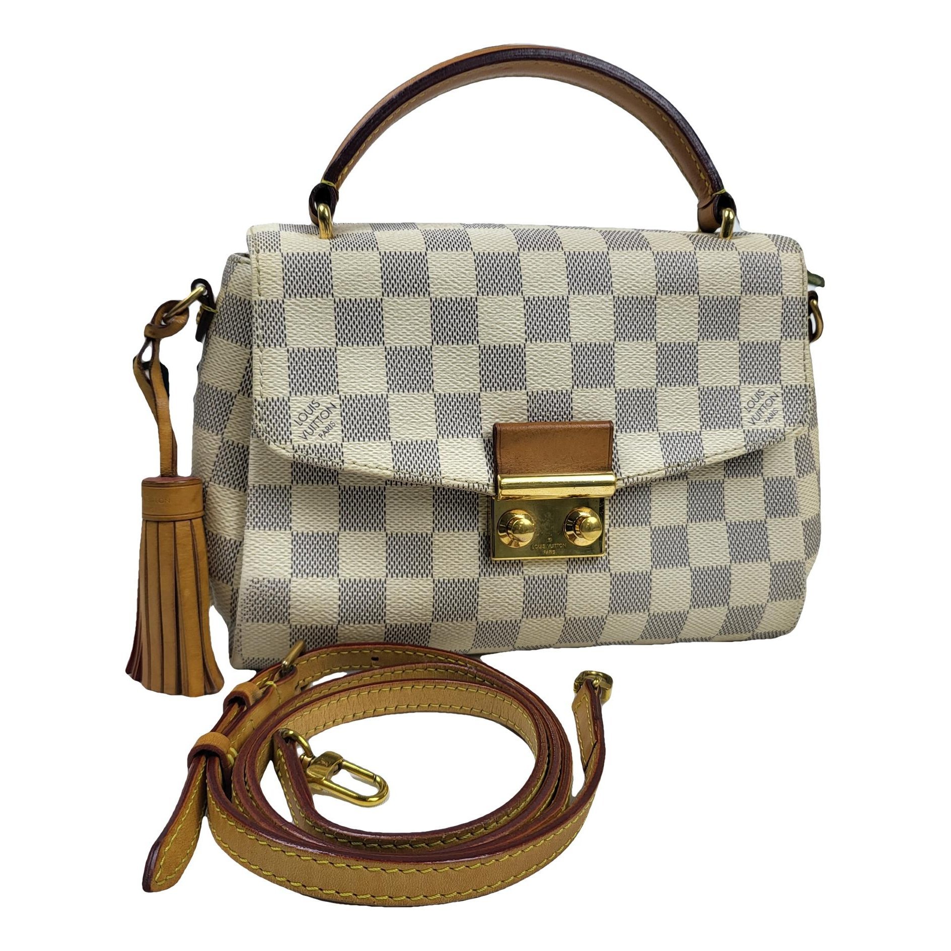 Croisette leather handbag