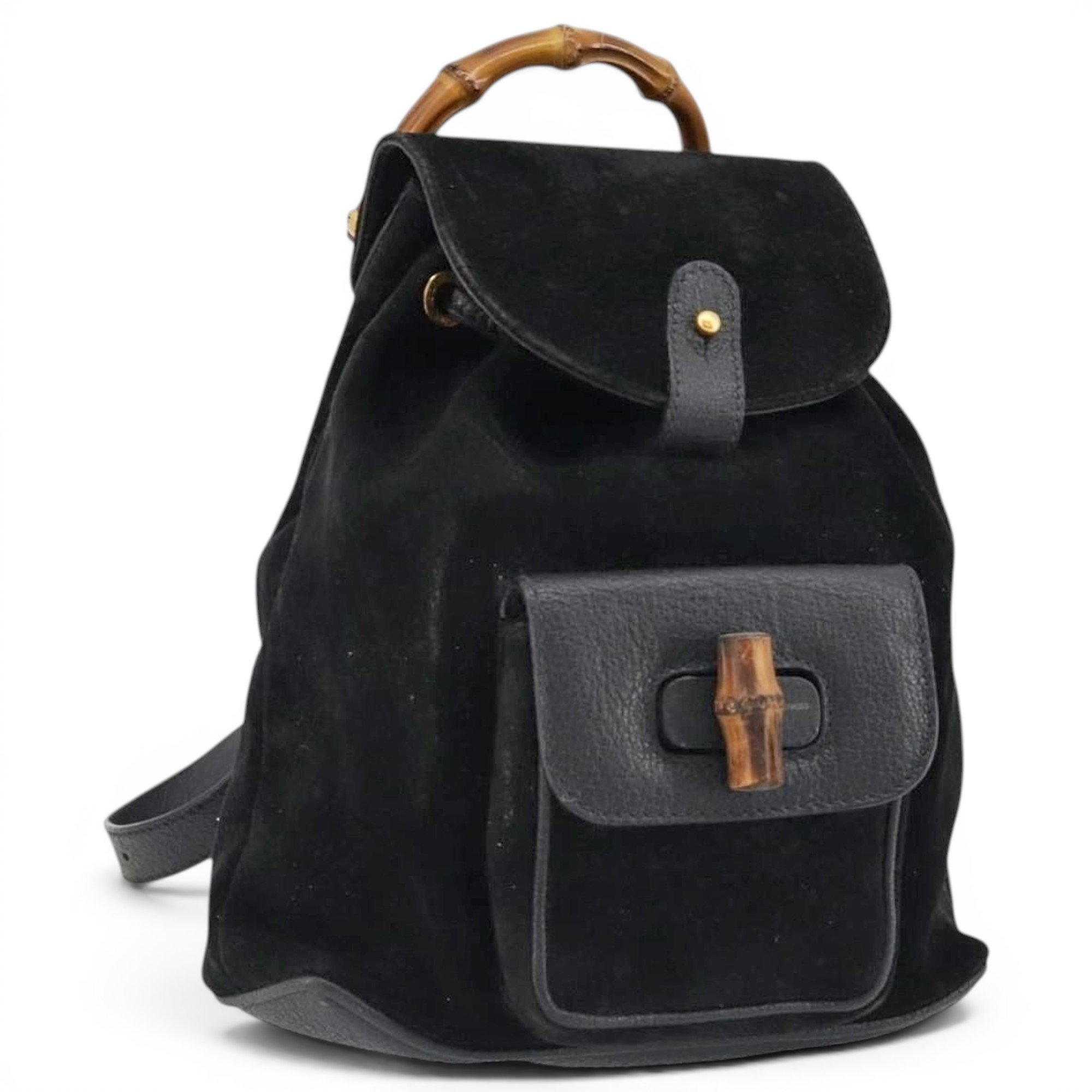 Leather backpack