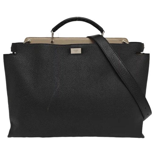 Peekaboo leather handbag
