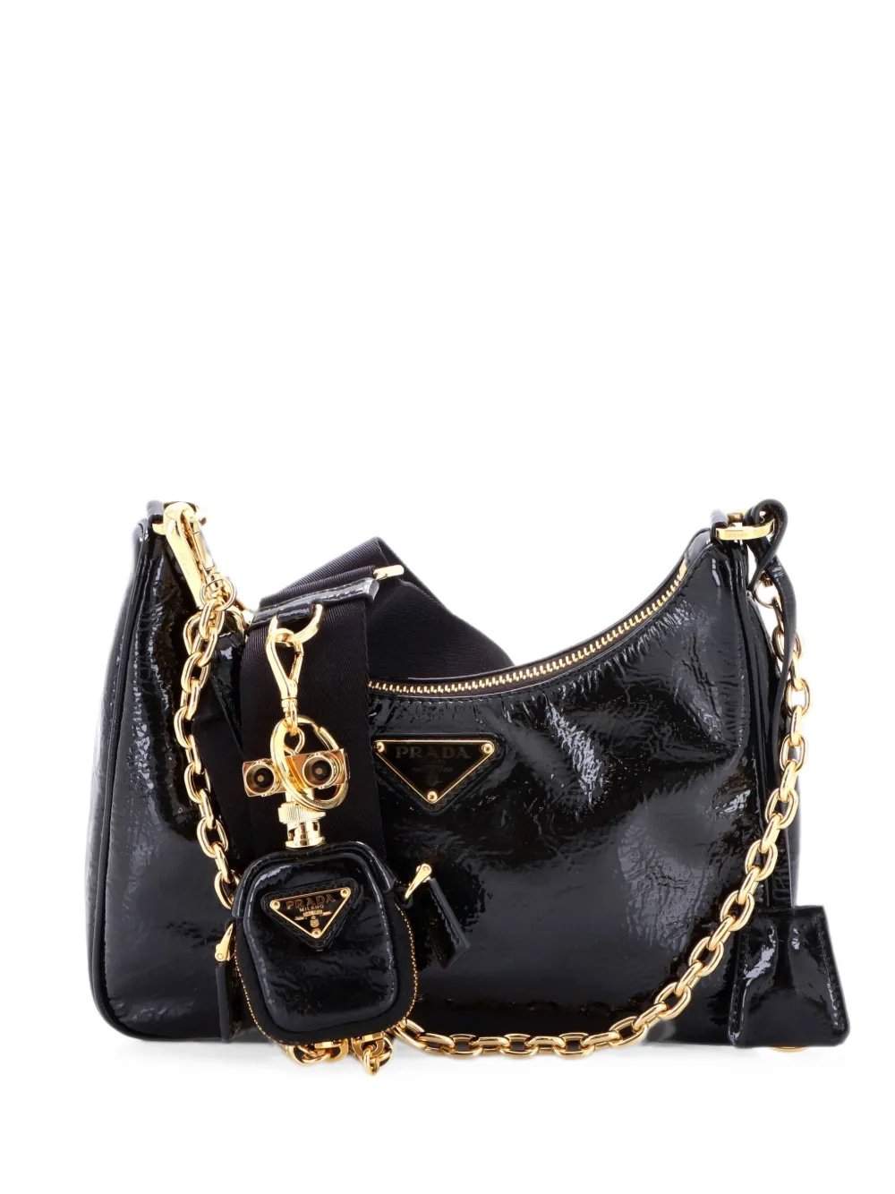 Prada Re-Edition 2005 Patent Small shoulder bag