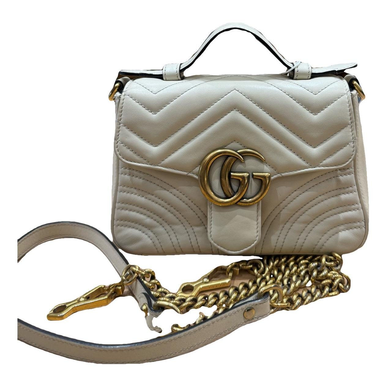 GG Marmont Flap leather handbag