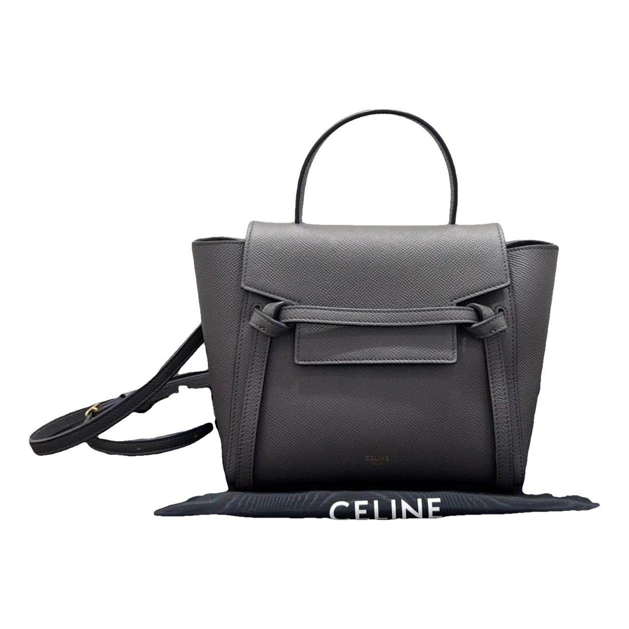 Belt leather handbag