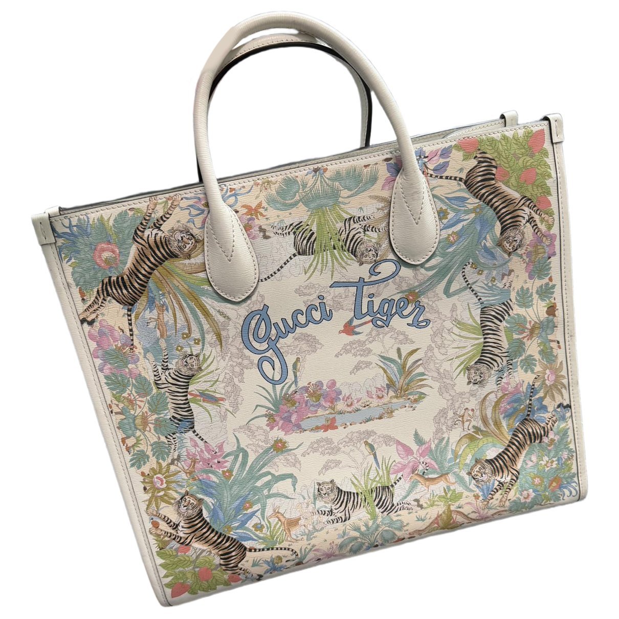 Leather tote