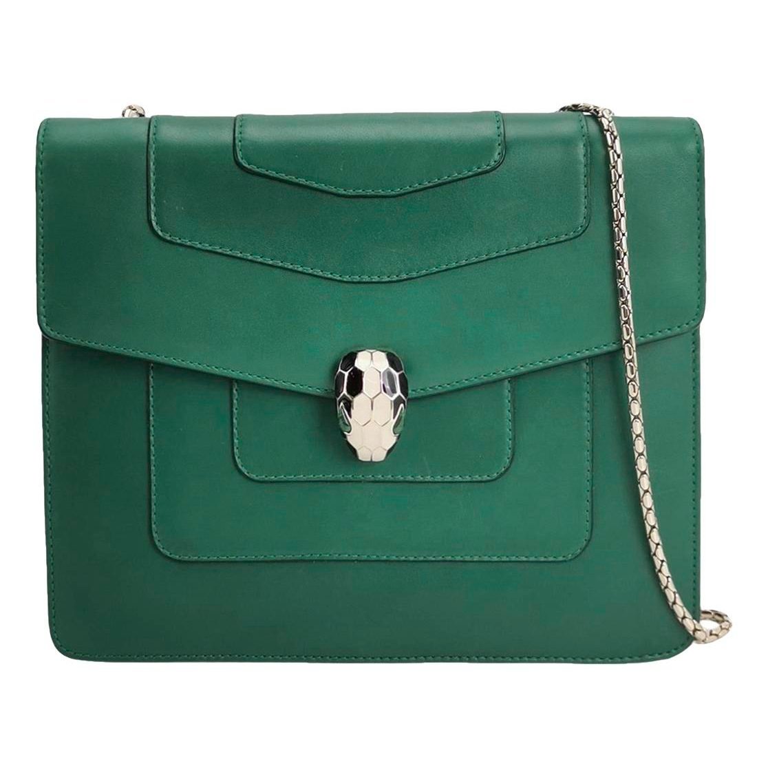 Serpenti leather handbag