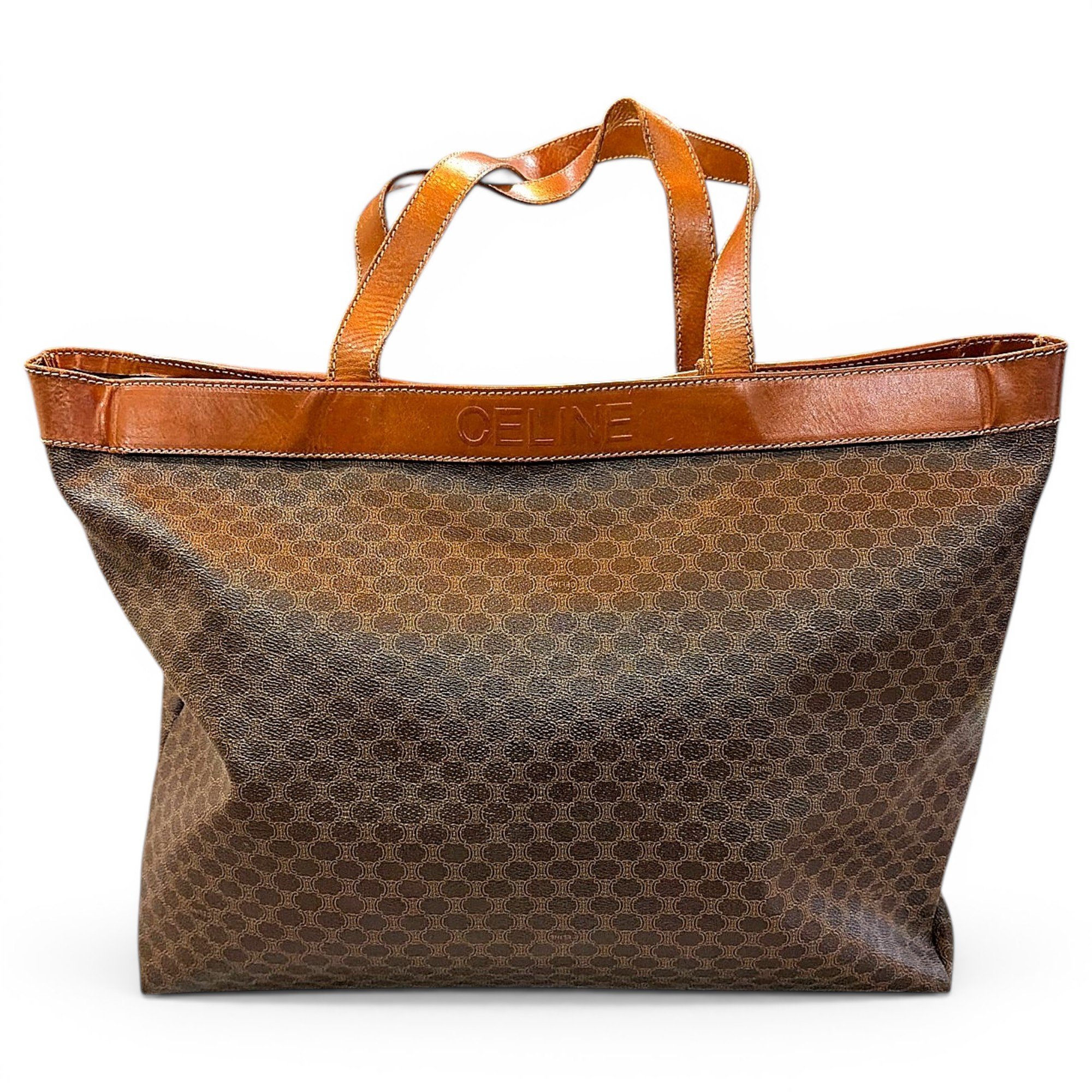 Cabas leather tote