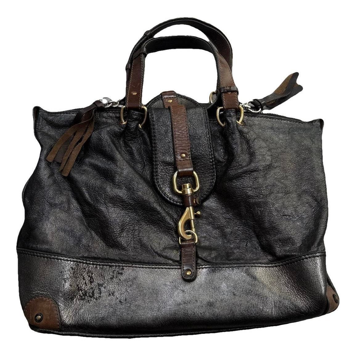 Leather handbag