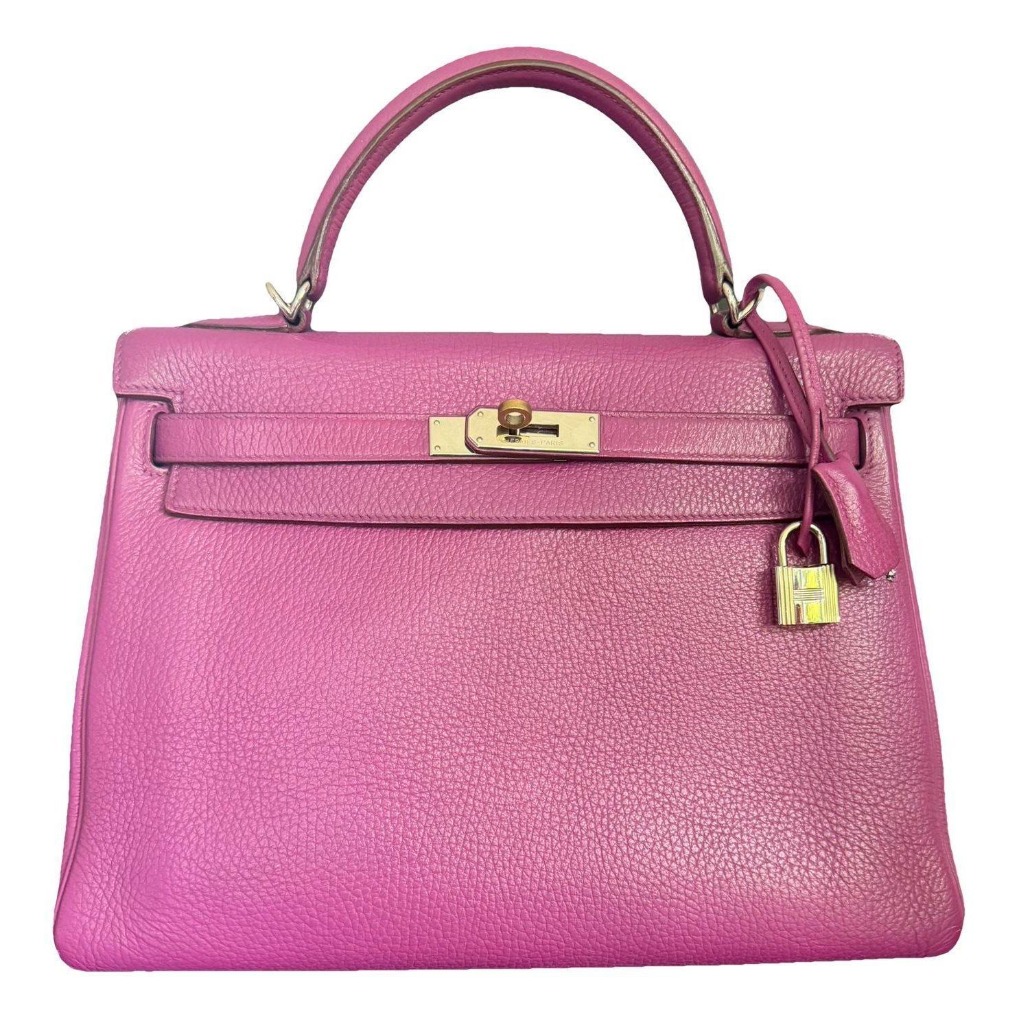 Kelly 32 leather handbag