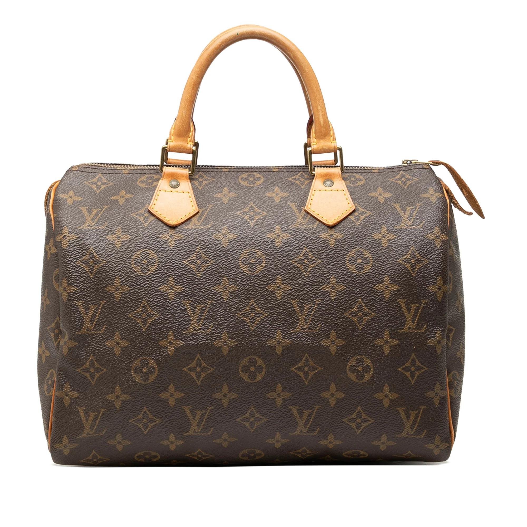 Speedy leather bag