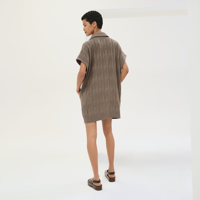 "H" Sweatshirt Dress