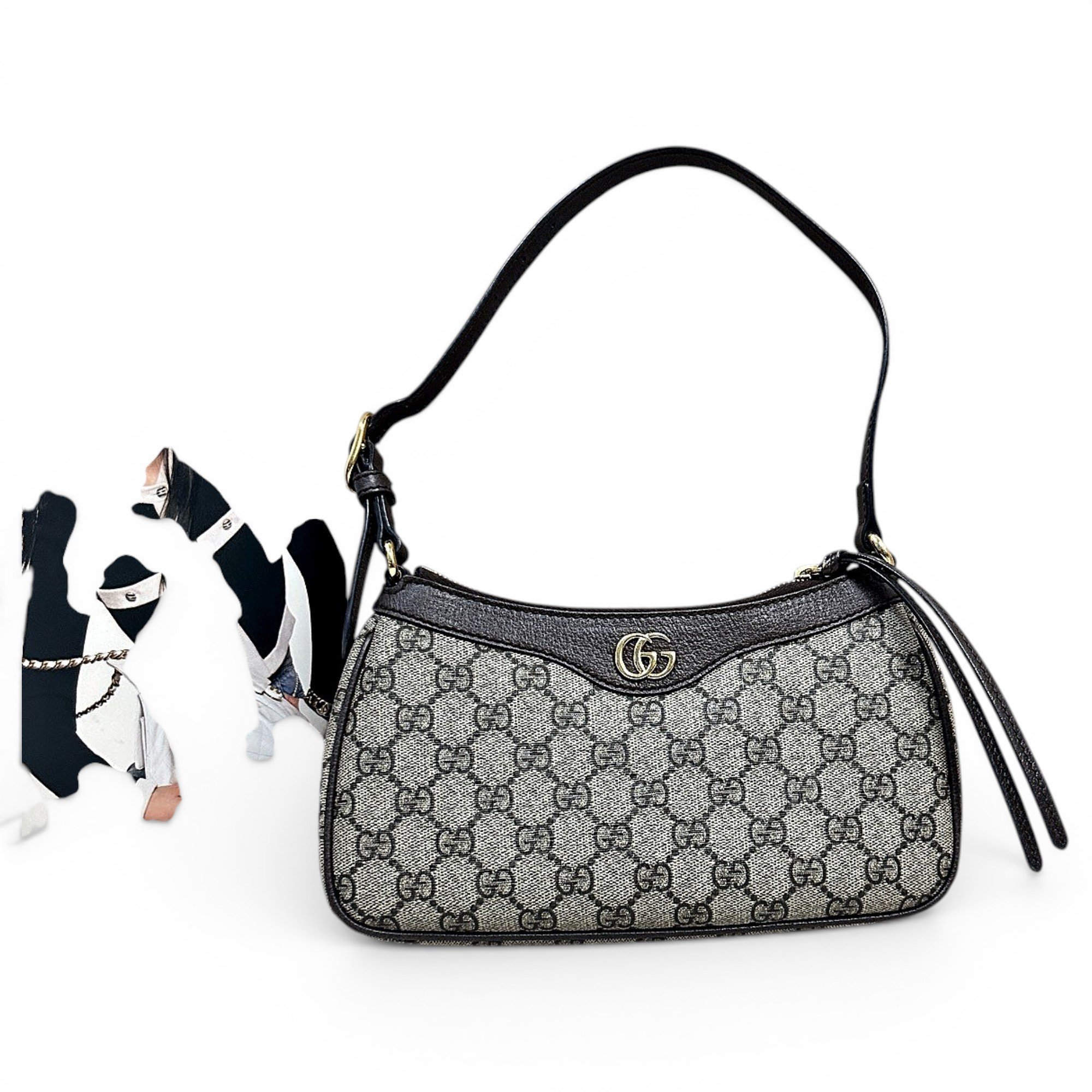 Ophidia leather handbag