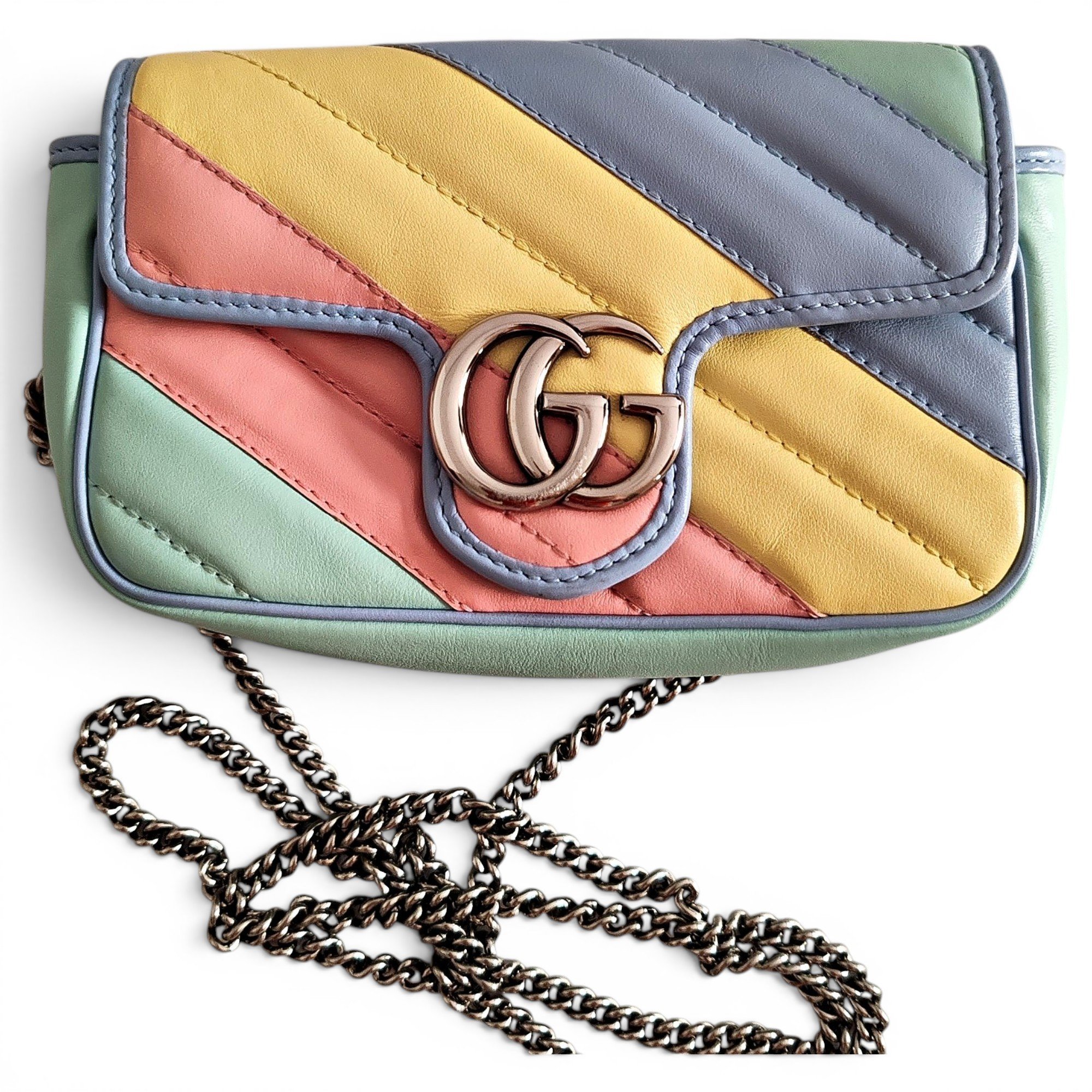 GG Marmont Chain Flap leather handbag