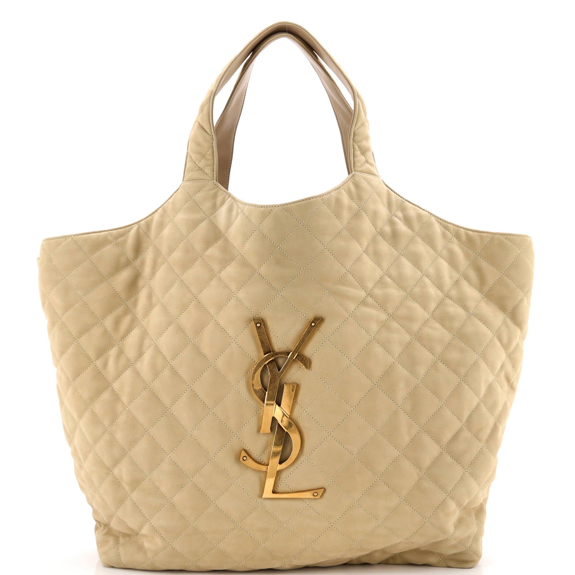 Icare Shopping Tote Quilted Nubuck Maxi