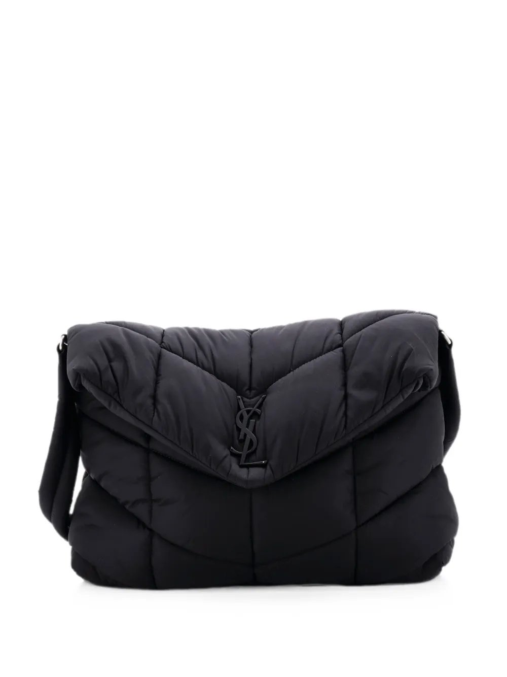 Loulou Puffer Messenger Bag Quilted Econyl shoulder bag