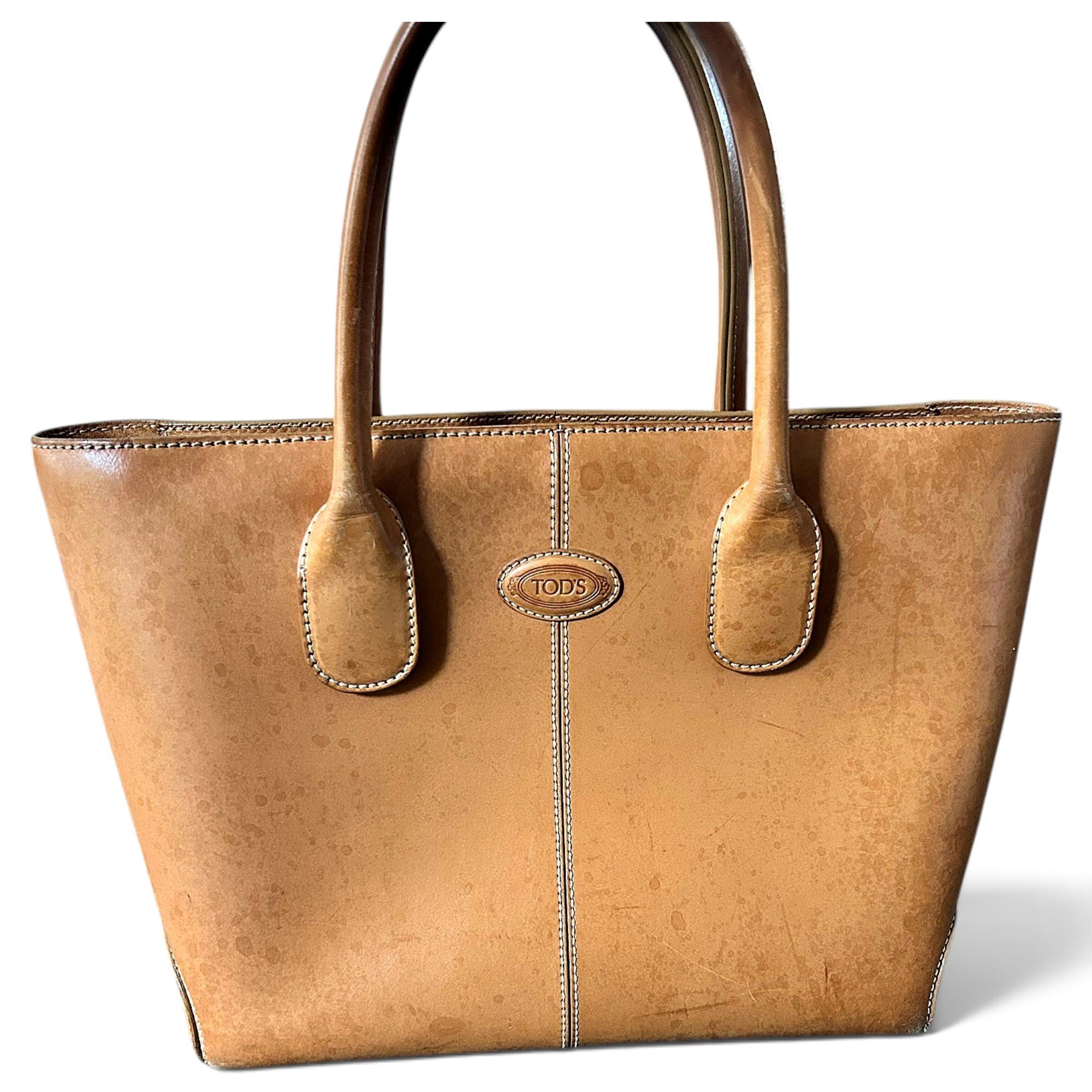 D Bag leather tote