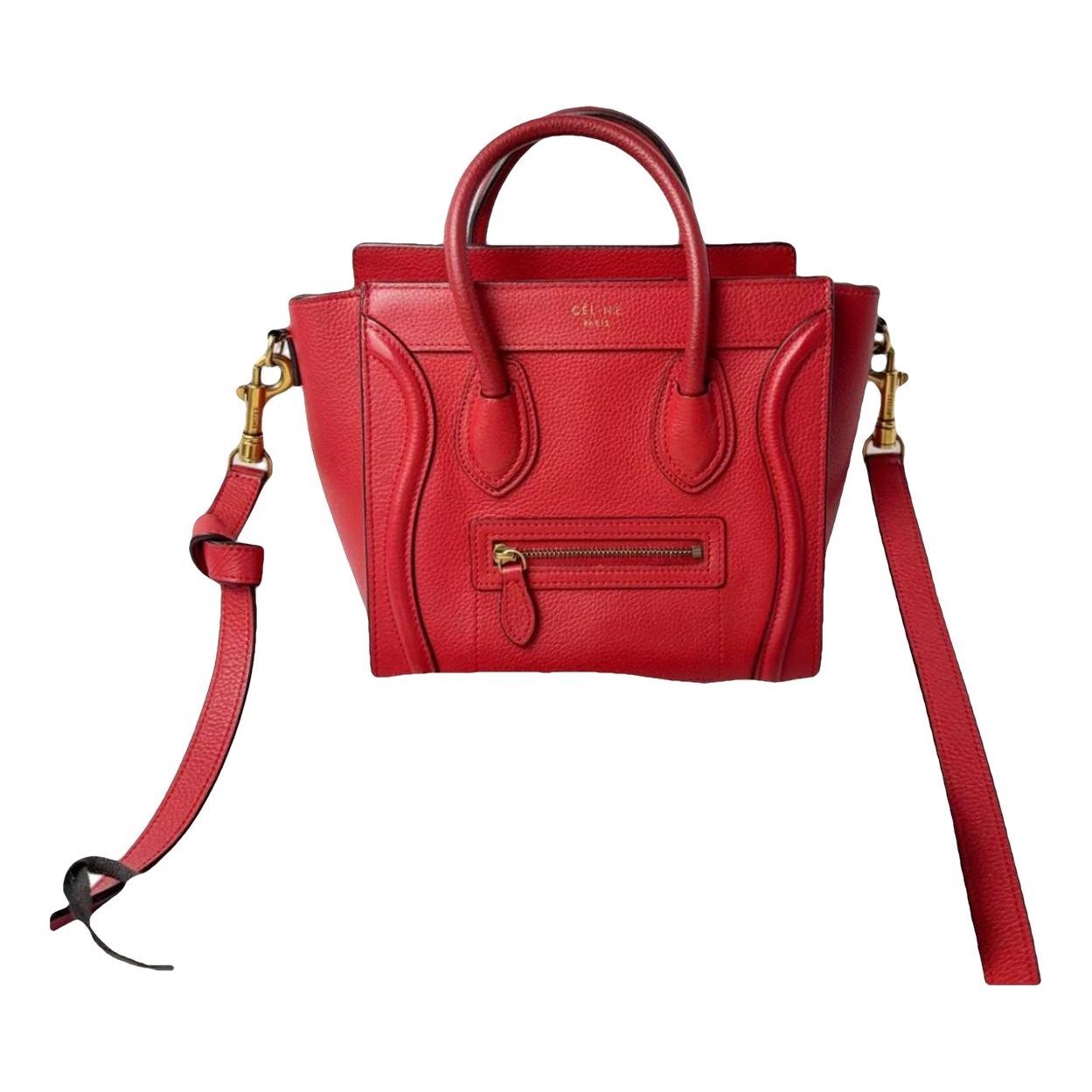 Nano Luggage leather handbag