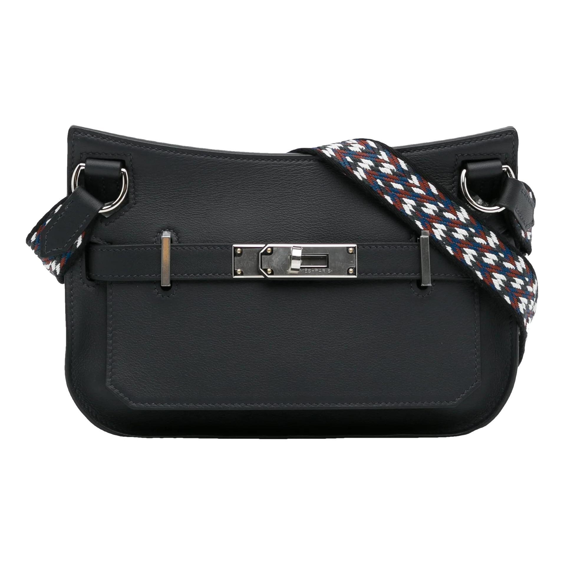 Hermes Jypsiere Mini Handbag Black 2009