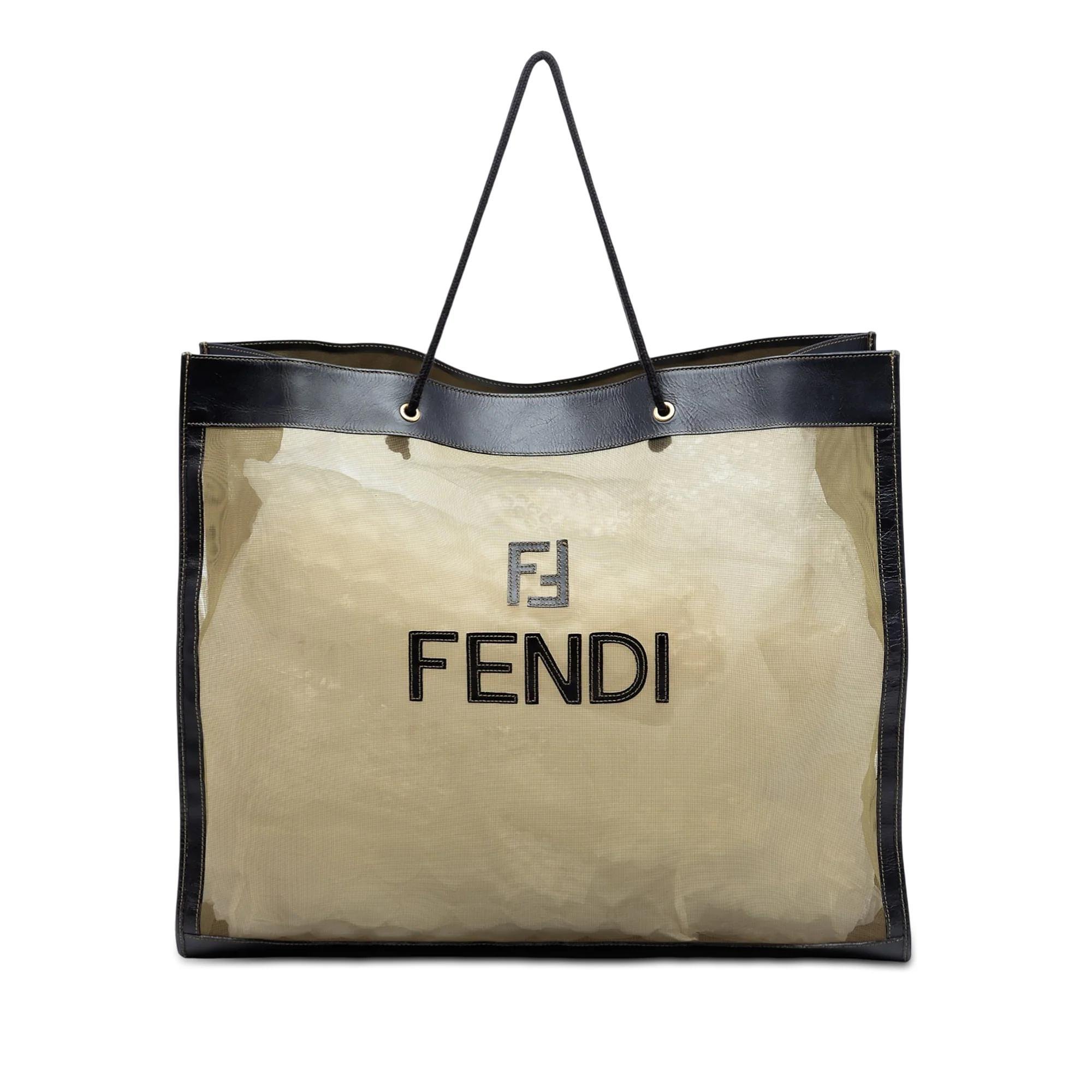 Logo Shopper Tote leather handbag