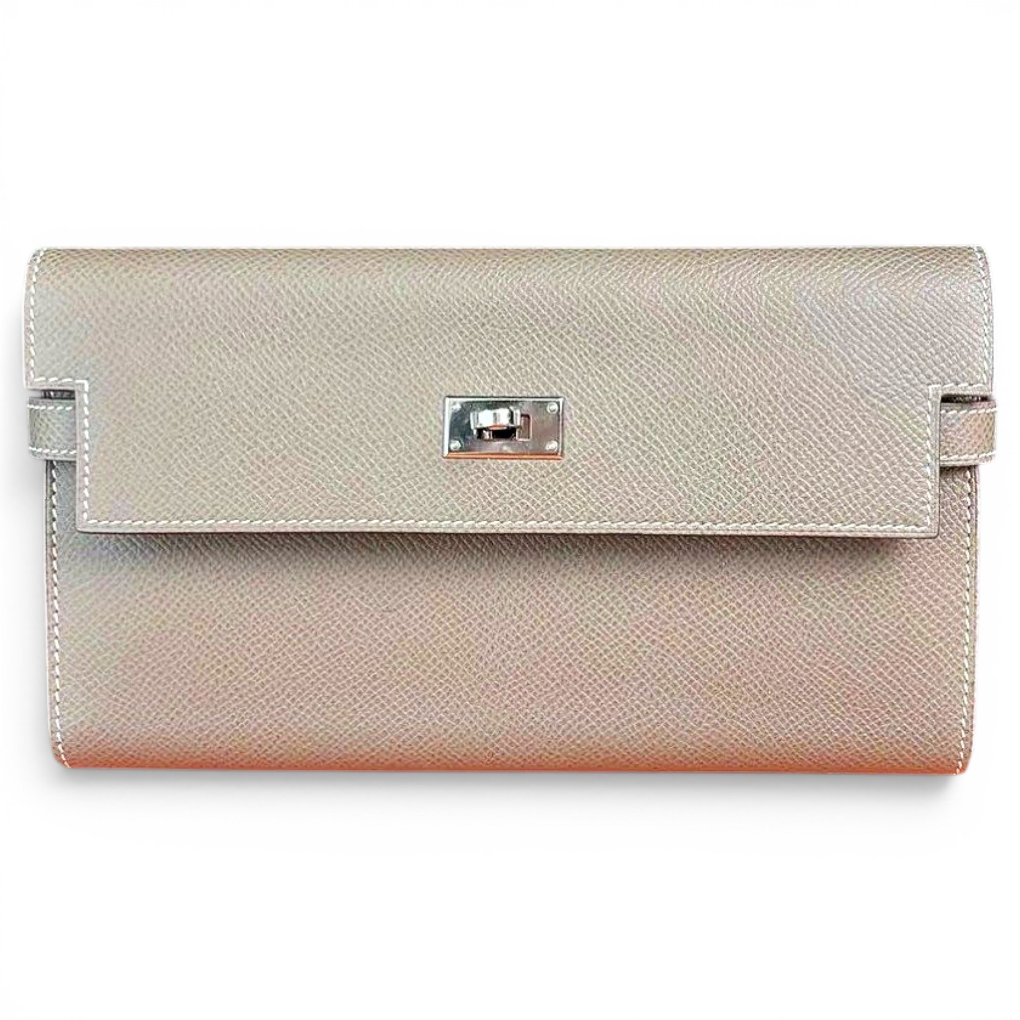 Kelly to go leather clutch bag