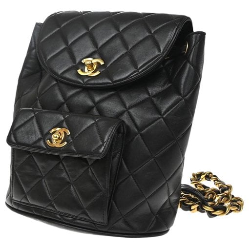 Leather backpack