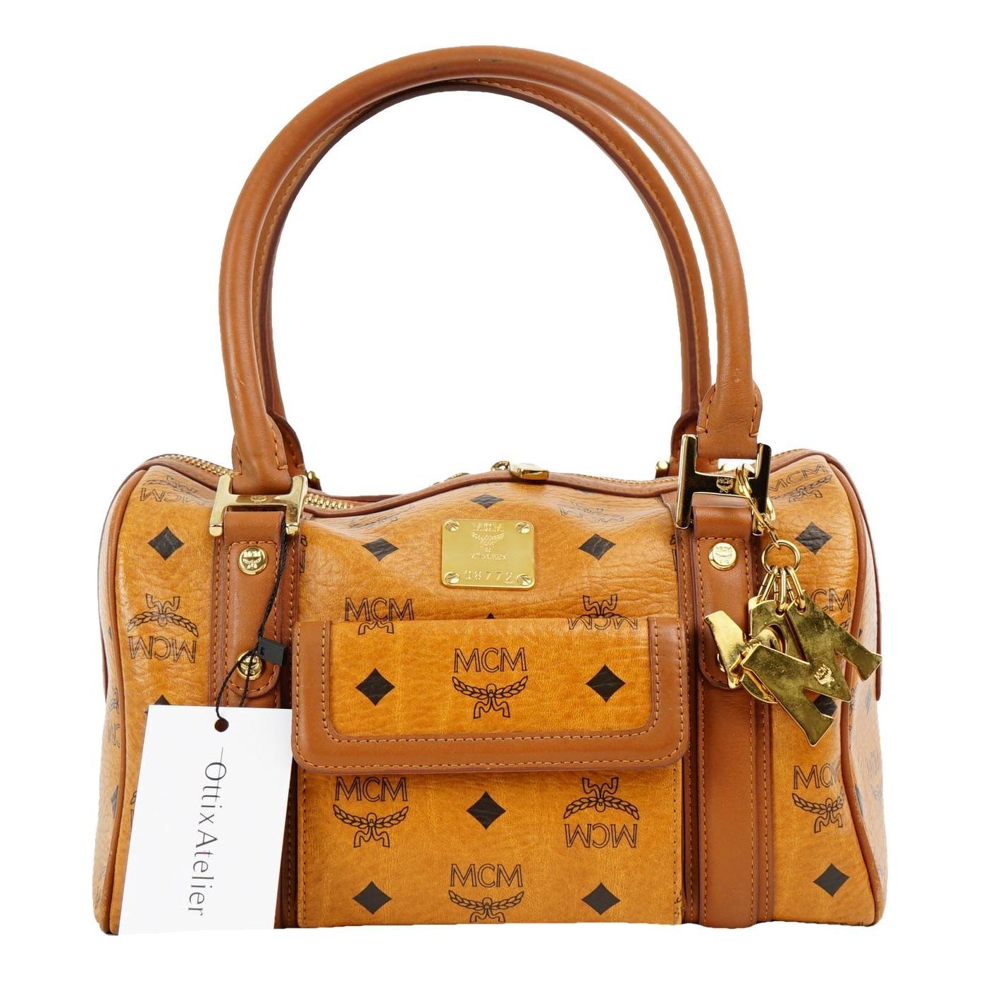 MCM Boston leather handbag