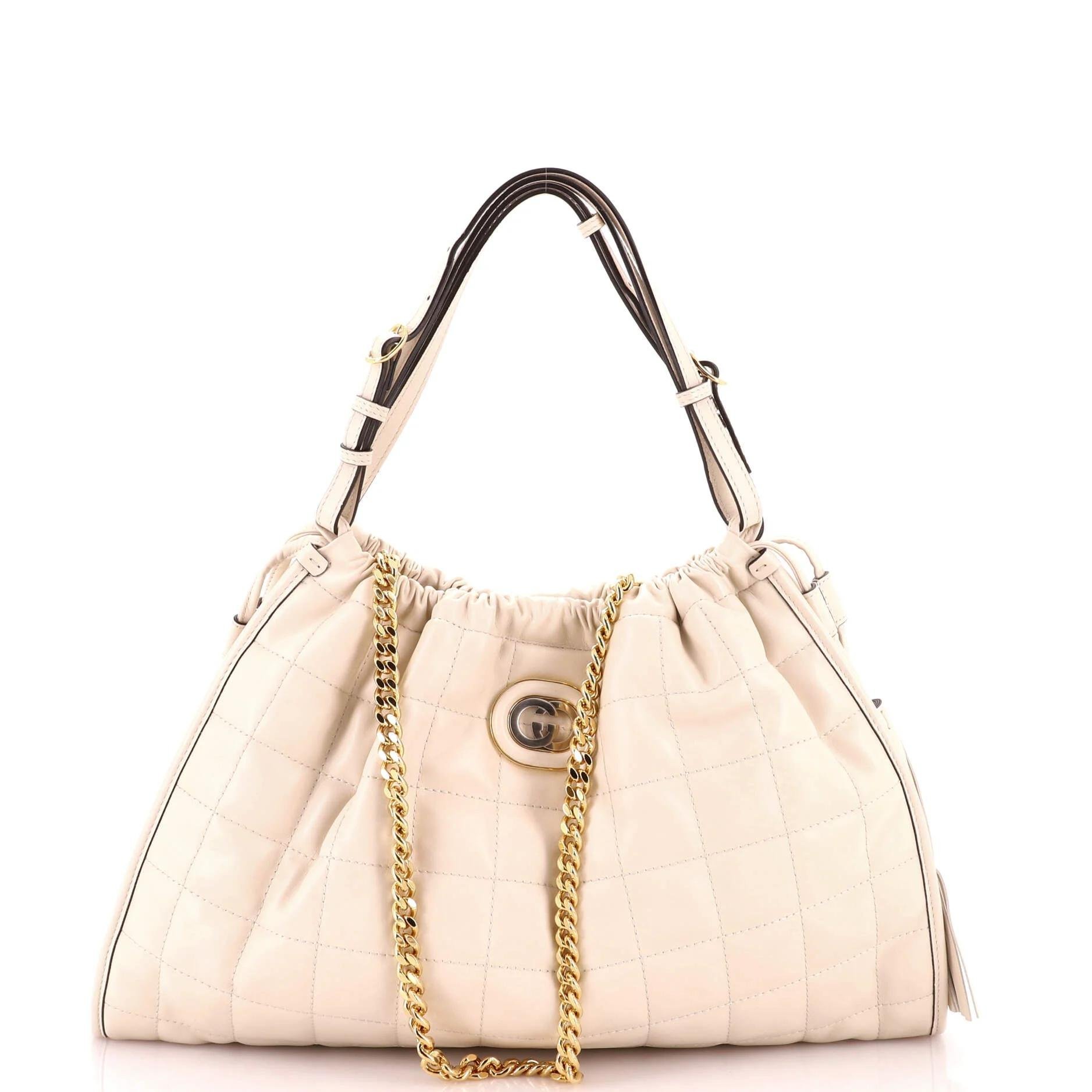 Leather tote