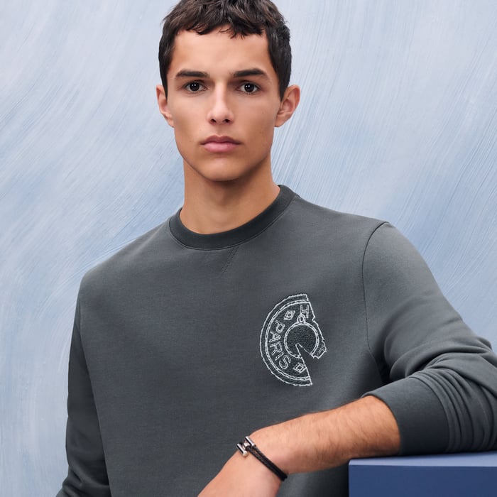 Orage Crewneck Sweater With Clou De Selle Detail