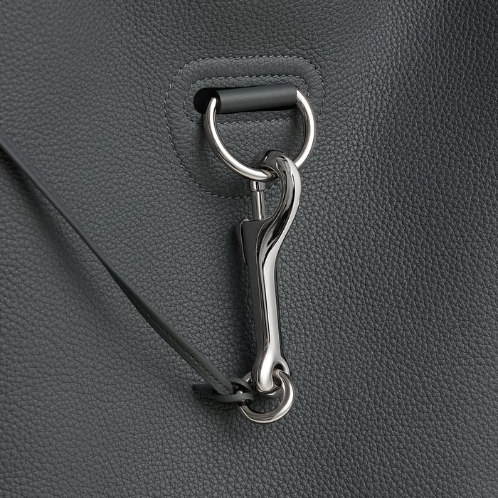 Gris Misty Seau Mousqueton Bag
