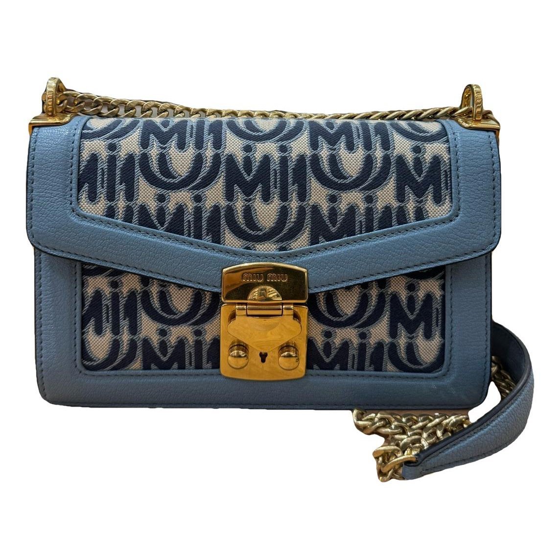 Miu Confidential leather handbag