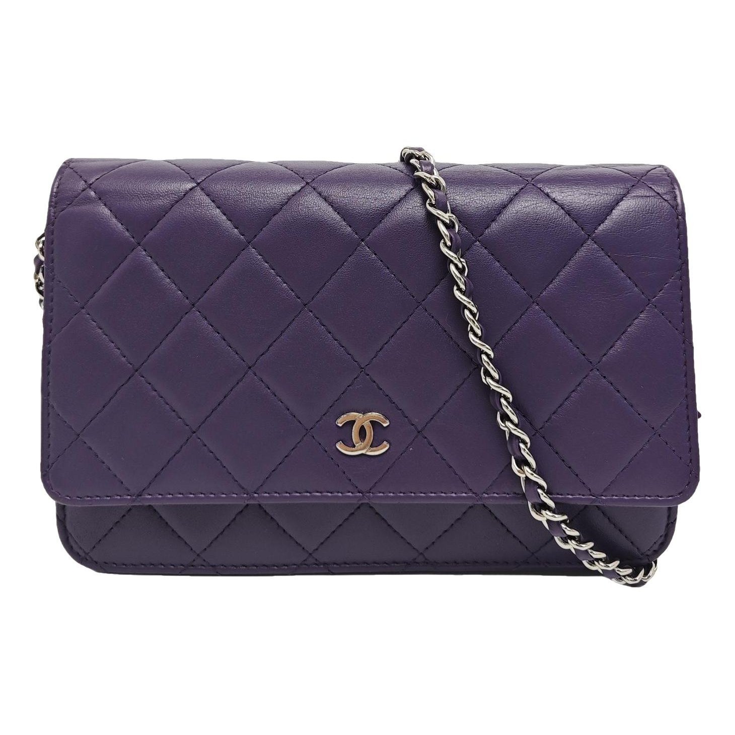 Wallet On Chain Timeless/Classique leather crossbody bag