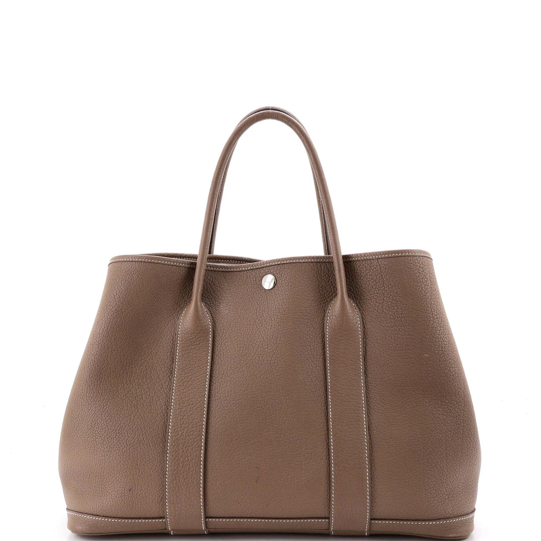 Leather tote