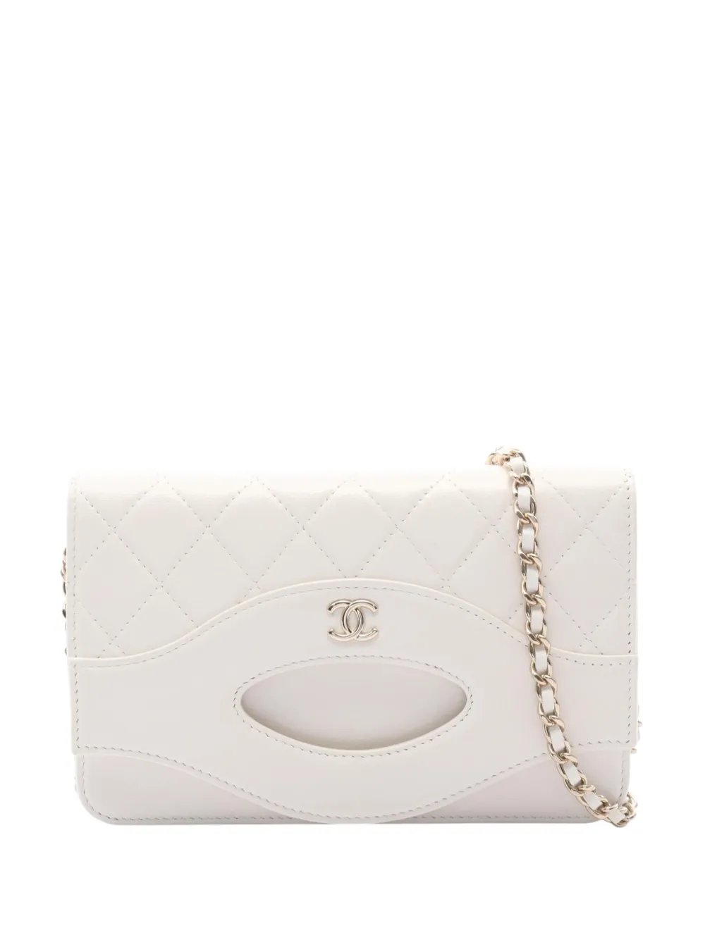 2021-2026 Quilted Shiny Lambskin 31 Wallet On Chain crossbody bag