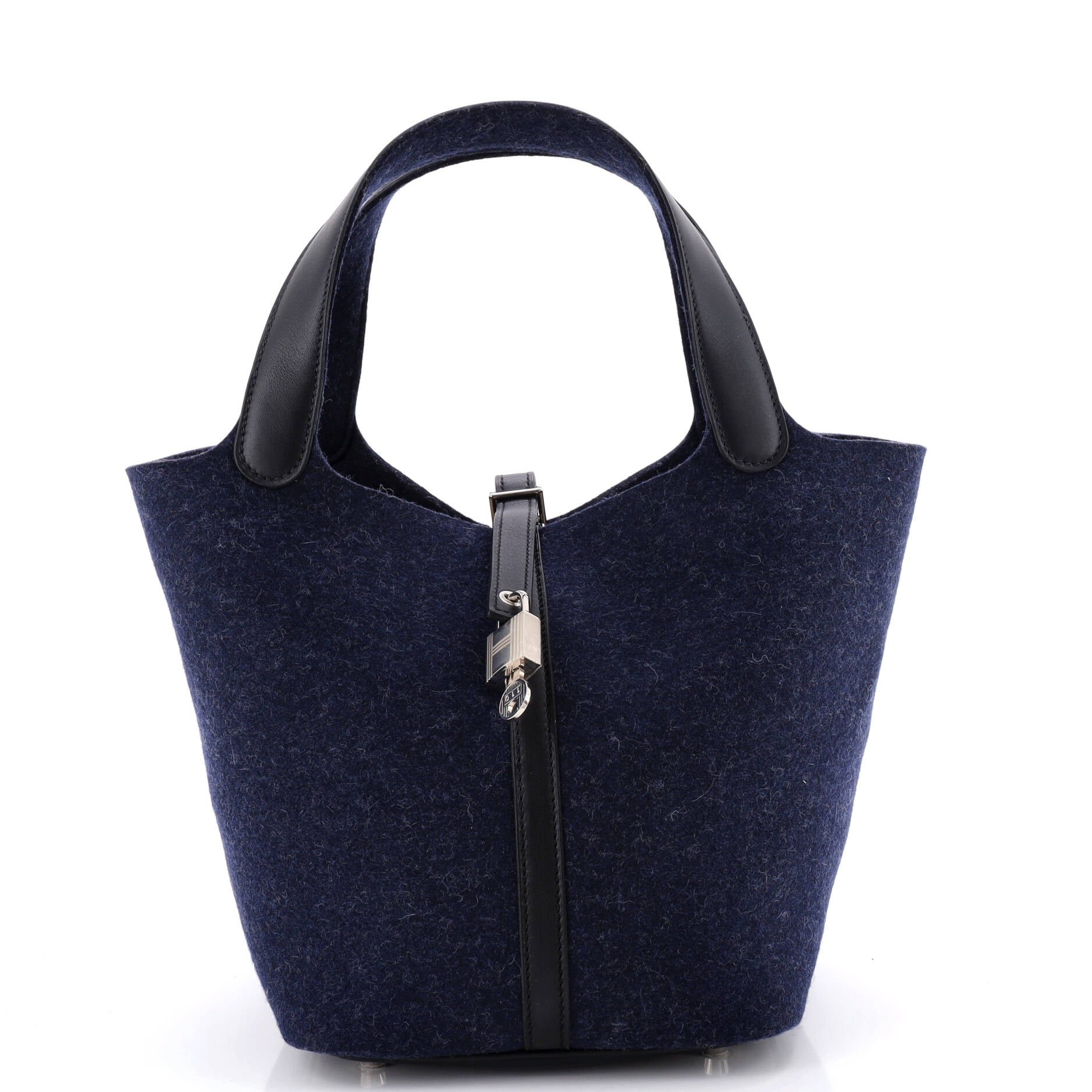 Picotin Lock Bag Felt with Leather MM