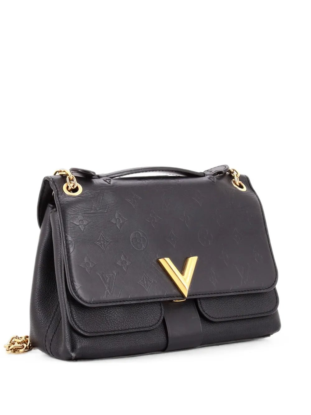 Very Chain Bag Monogram Leather shoulder bag