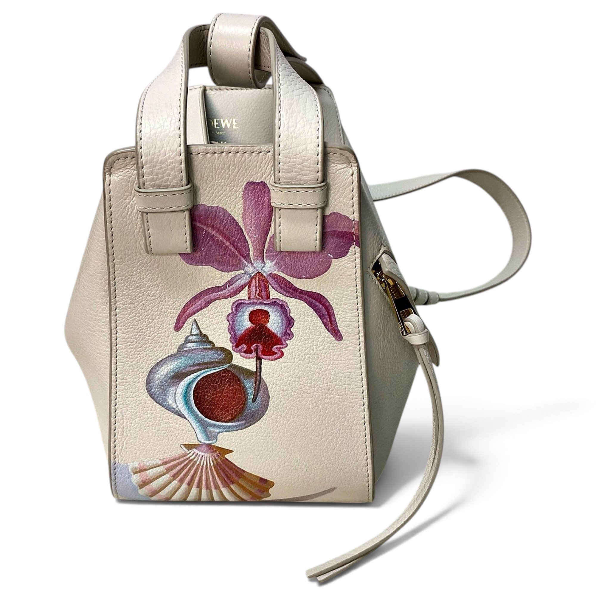 Hammock leather handbag