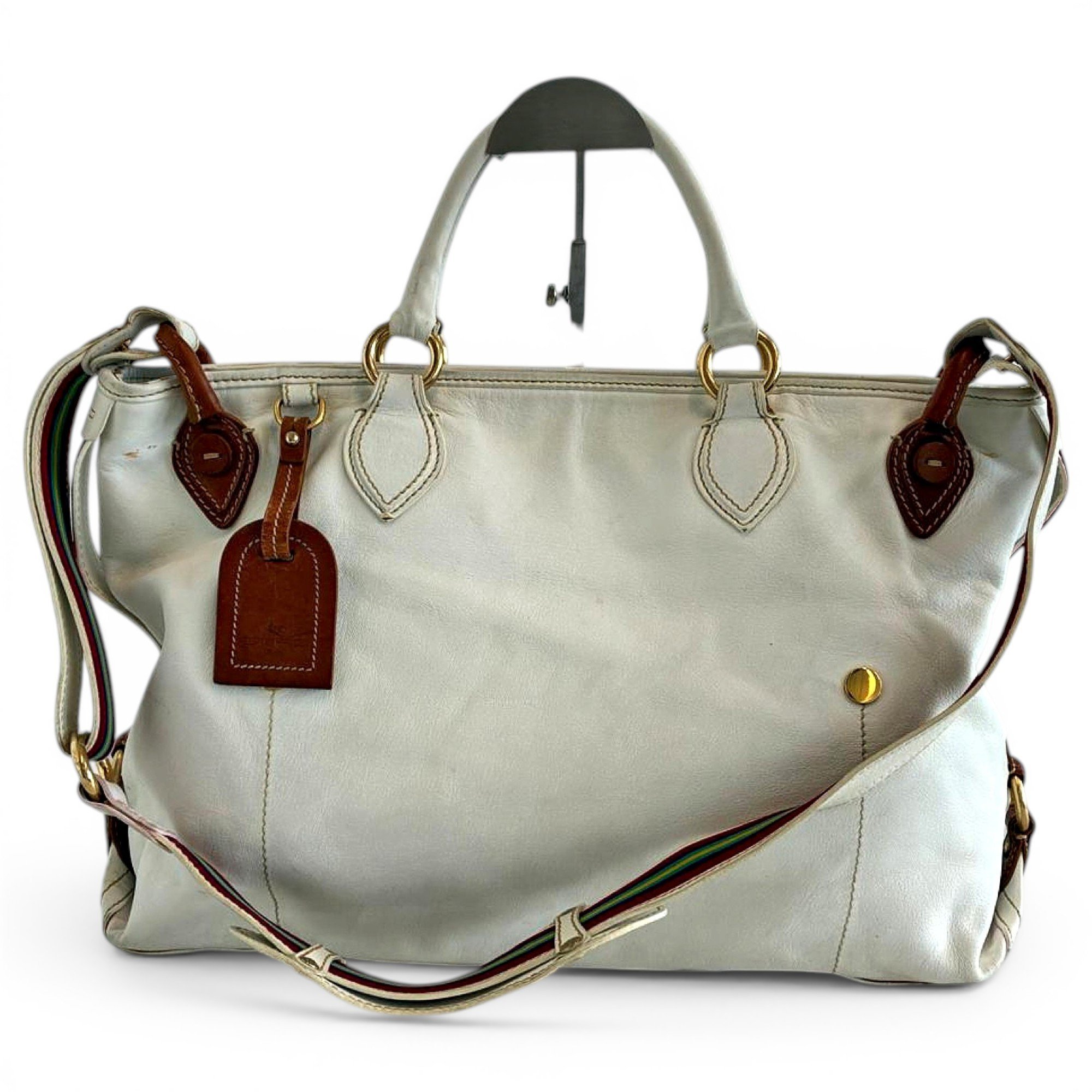 Leather tote