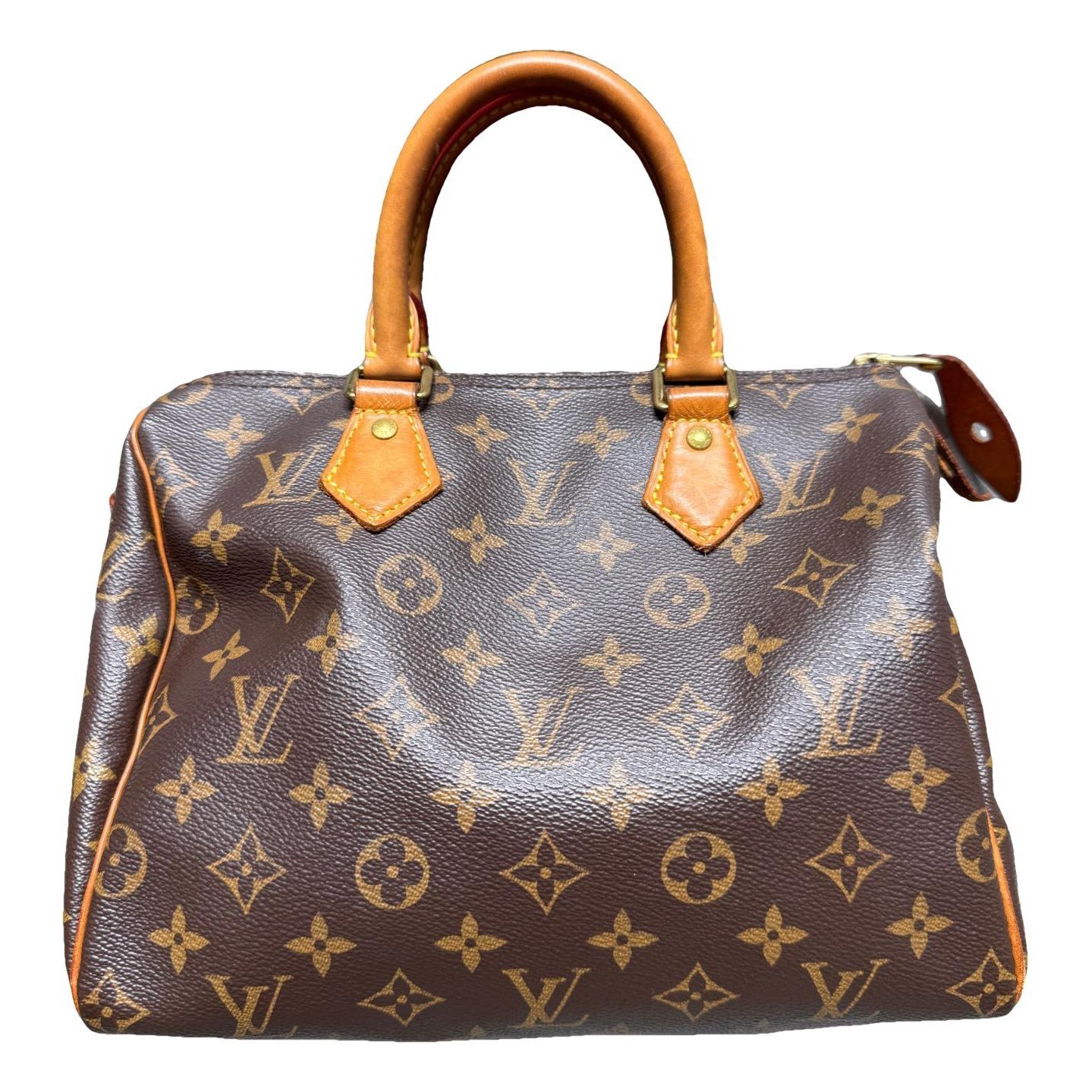 Speedy leather handbag