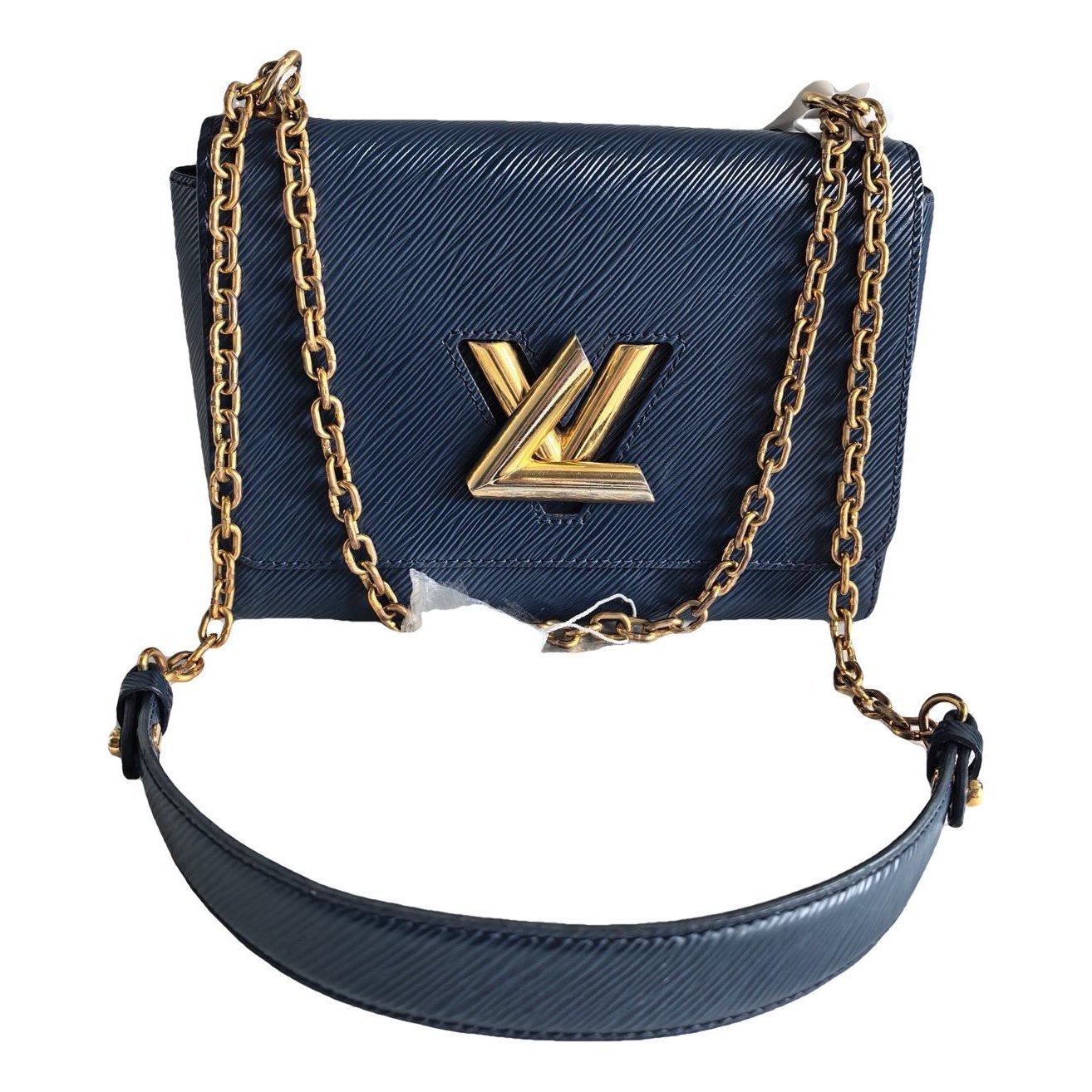 Twist leather handbag